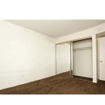 Generous closet space